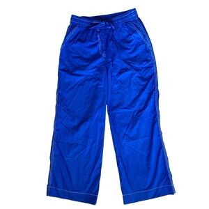 P.A.R.O.S.H. Wide Leg Cotton Pants Blue Size S